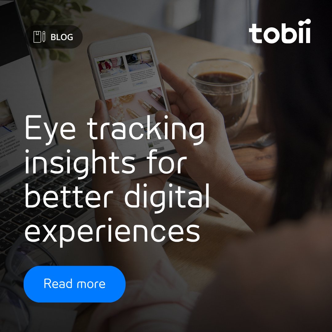 TobiiTechnology's tweet image. Better digital experiences start with understanding what users see, not just what they say.

Discover how #EyeTracking helps #UX teams turn attention into insight — and design with clarity.

🔗 Read the blog: go.tobii.com/l/151161/2025-…

#UXResearch #HumanBehavior #UsabilityTesting