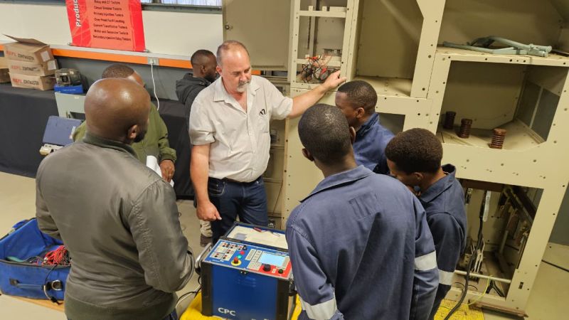 AlectrixOMICRON's tweet image. Leveling Up! Herman Viljoen recently conducted a successful OMICRON CPC 100 Course 
Register for 2026 courses here: lnkd.in/d7C9U6tp

#CPC100 #ElectricalTesting #ProfessionalDevelopment #Training2026 #OMICRONenergy #Alectrix #TestingIsOurBusiness #CPD #PowerSystems