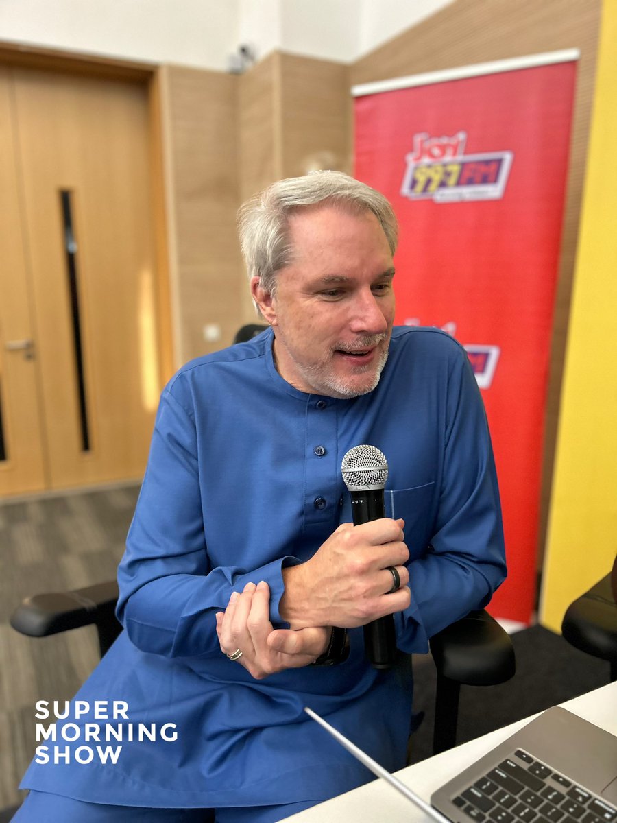 Joy997FM's tweet image. .@MTNGhana CEO, @StephenBlewett joined us and for MTN users, he says there are exciting times coming for you as 2025 comes to a close. #JoySMS