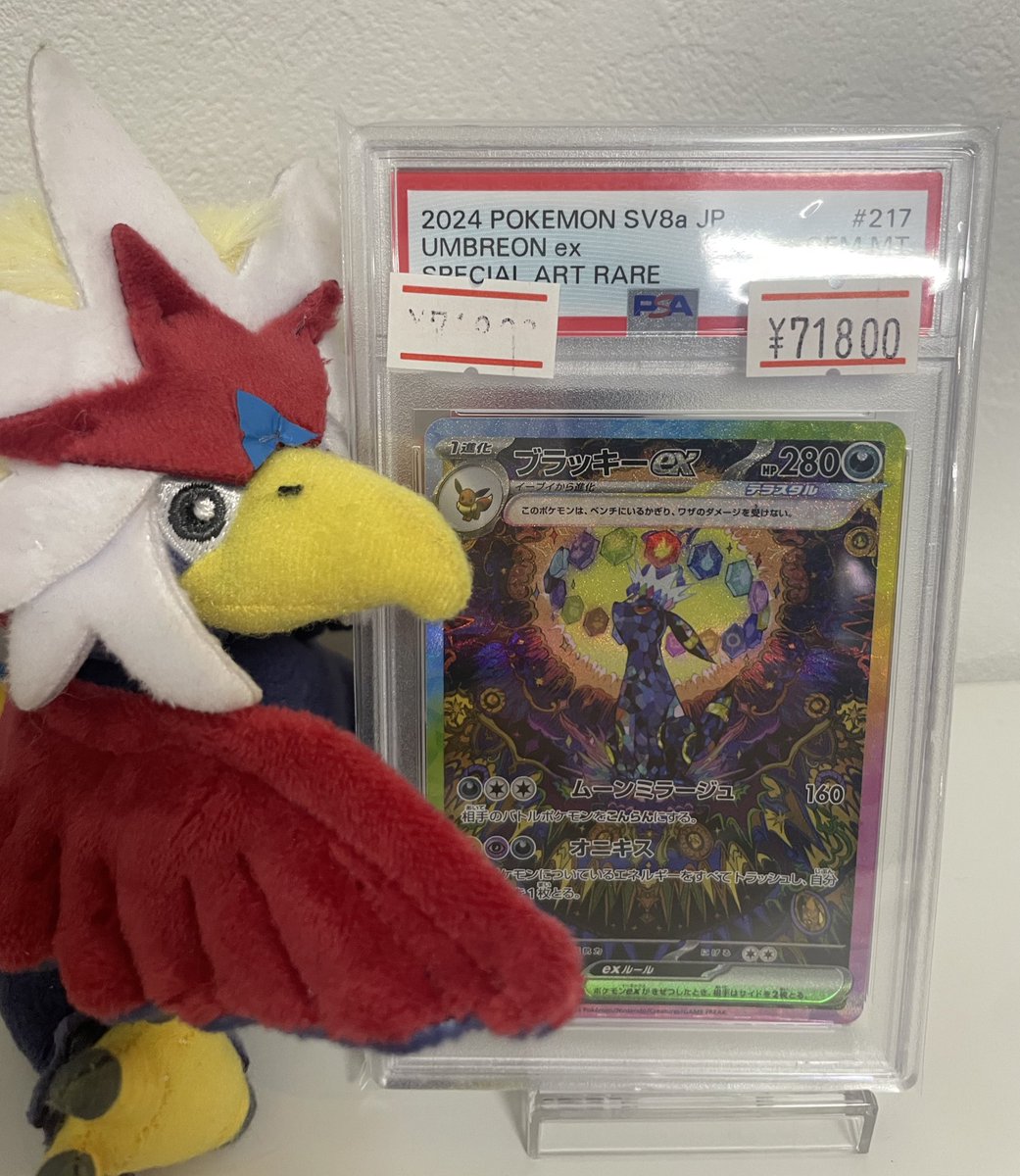 🔥ポケカ入荷情報🔥】 ✨⭐️PSA10⭐️✨ 🖤ブラッキーex《SAR》｛217