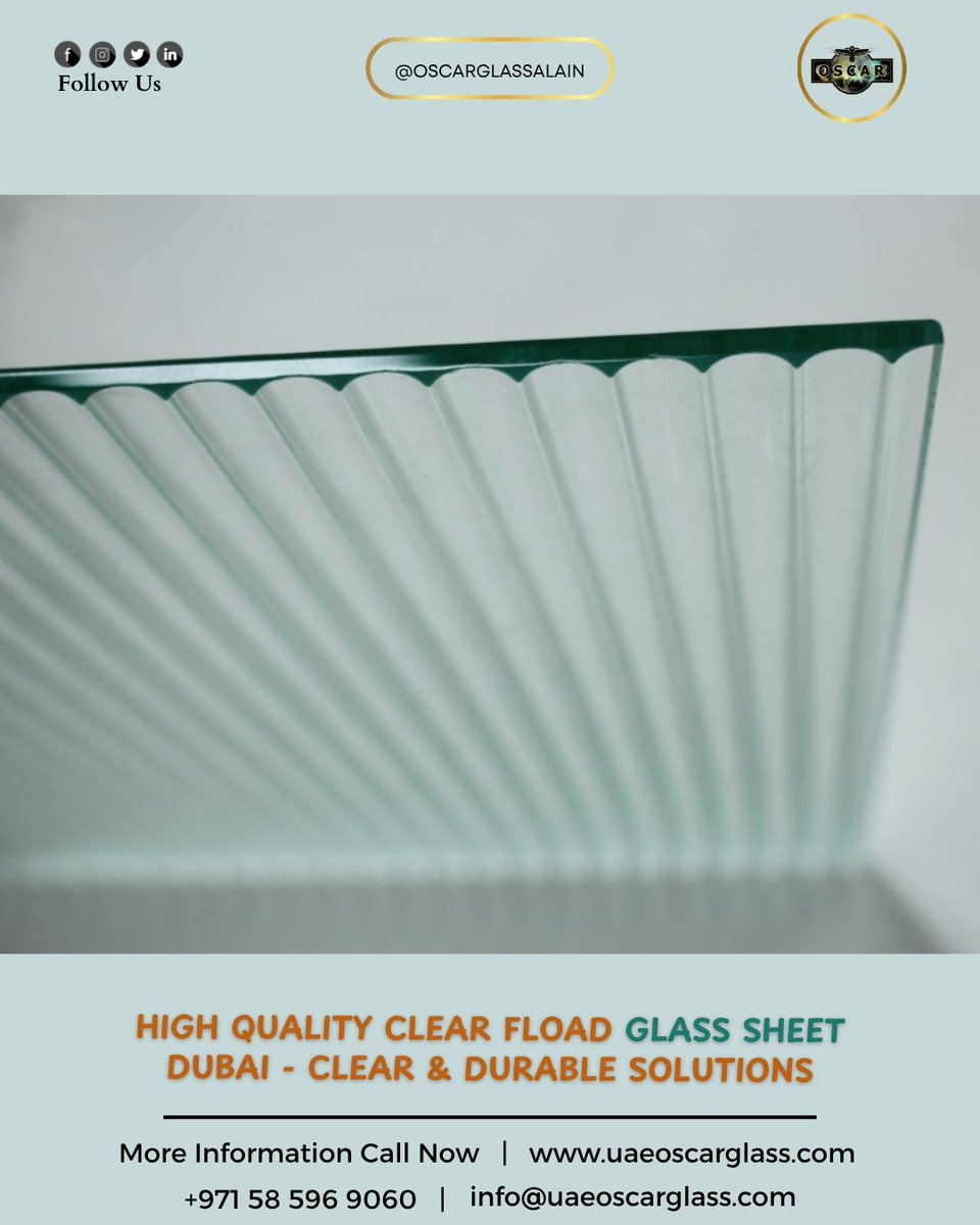 uaeoscarglass's tweet image. High Quality Clear Fload Glass Sheets Dubai - Clear &amp;amp; Durable Solutions! #greyglass #reflective #green #blue #bronze
Decor Mirror in Dubai #oscarglassuae #oscarglassdubai #InteriorDesign #interiordecor
Contact Us : 050 22 83 822
Visit Us : uaeoscarglass.com