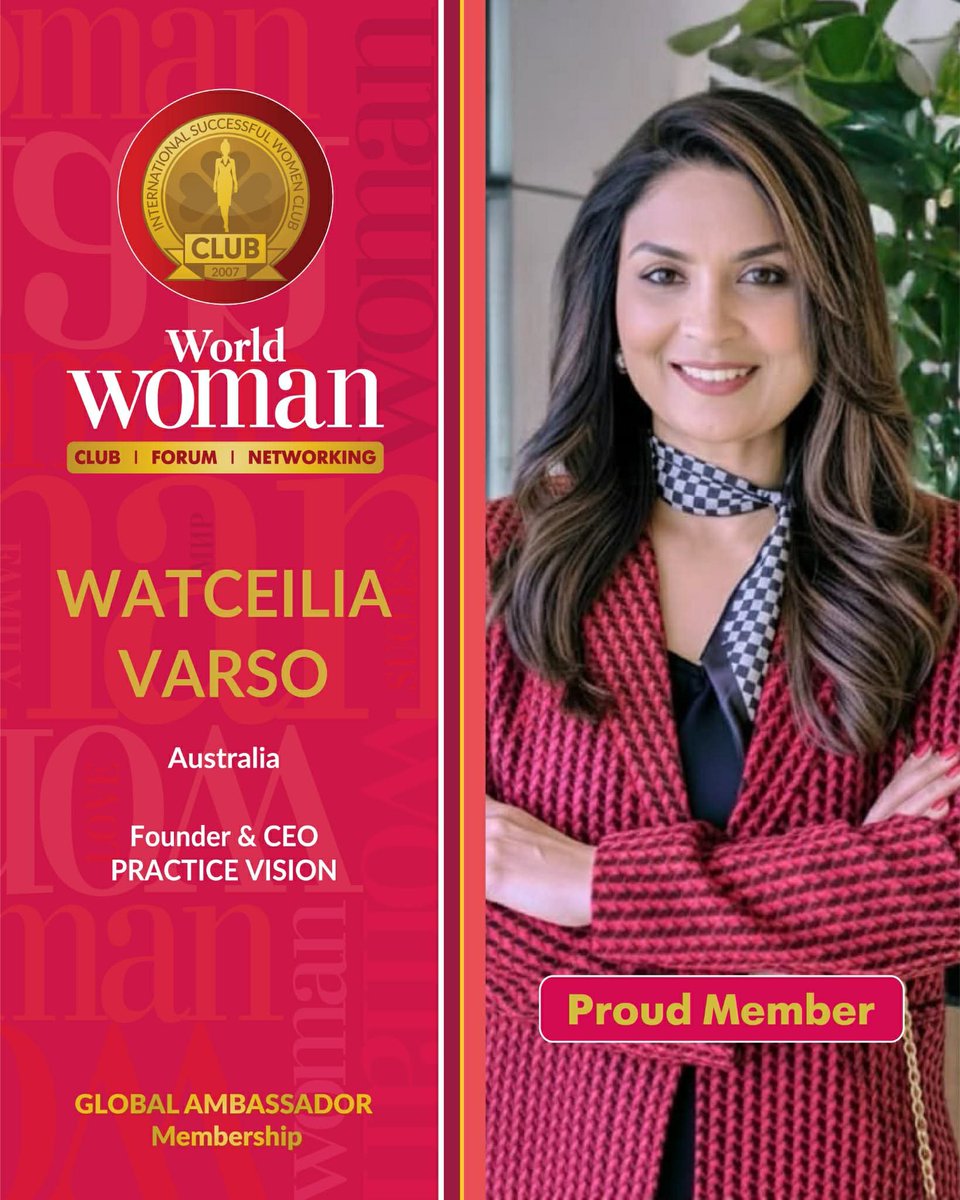 Eurowoman_FORUM's tweet image. Dear members of the #World_Woman_Club,

It is with great joy and profound admiration that we introduce Watceilia — an exceptional woman, a global #leader, a visionary, and a creator of transformative pathways.

With love and respect,
Your global #WWC family