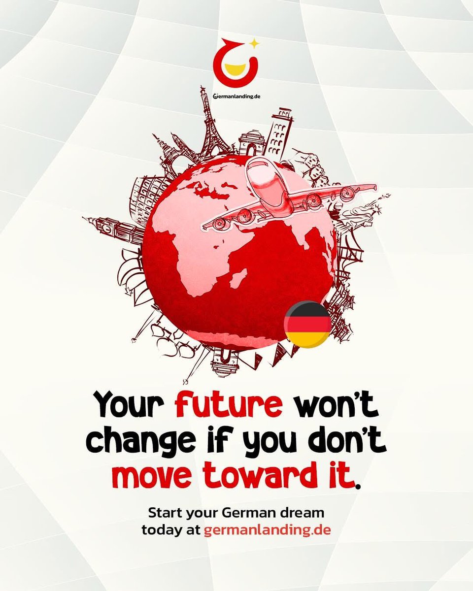 germanlandingDe's tweet image. Your future won’t change if your steps don’t.
Every dream requires movement and Germany is calling. 🇩🇪

Whether you’re pursuing skilled work, Ausbildung, or new opportunities,
your journey starts at germanlanding.de

#Germanlanding #MoveToGermany #RelocateToGermany
