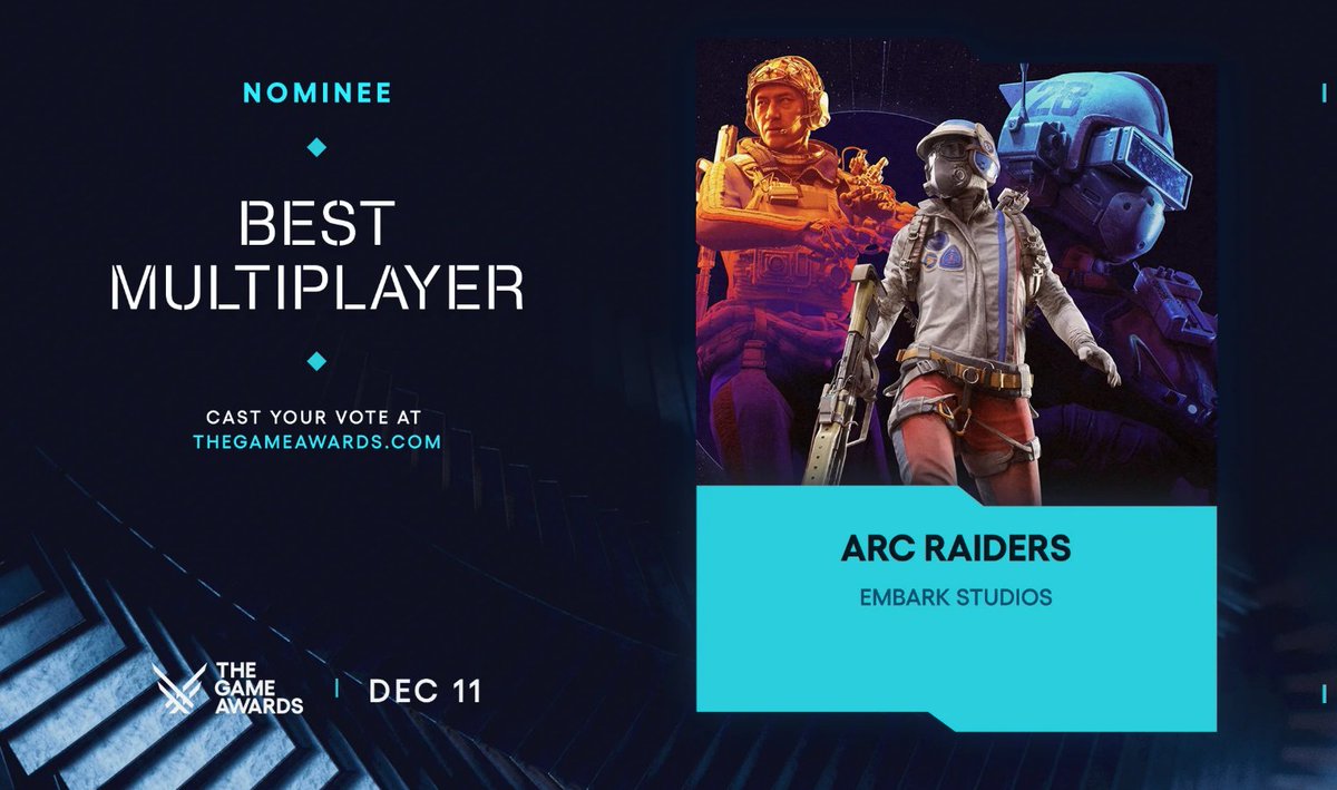 Voto emitido por el mas duro de todos!! 😎 
#ArcRaiders