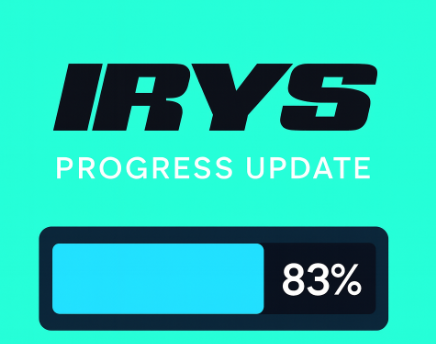 Rihea0's tweet photo. #Hirys
The latest jump from 69% → 83% for @irys_xyz gives us enough data to estimate the pace.
Quick breakdown:
• Progress gained: 14 points
• Time taken: 13 days
• Speed: ~1.08% per day
• Left to finish: 17 points
• ETA at this pace: 17 ÷ 1.08 ≈ 16 days
Starting from Nov 19, that lands around Dec 5 placing Mainnet firmly in early December if momentum holds.
Stay hirys (✧ᴗ✧)