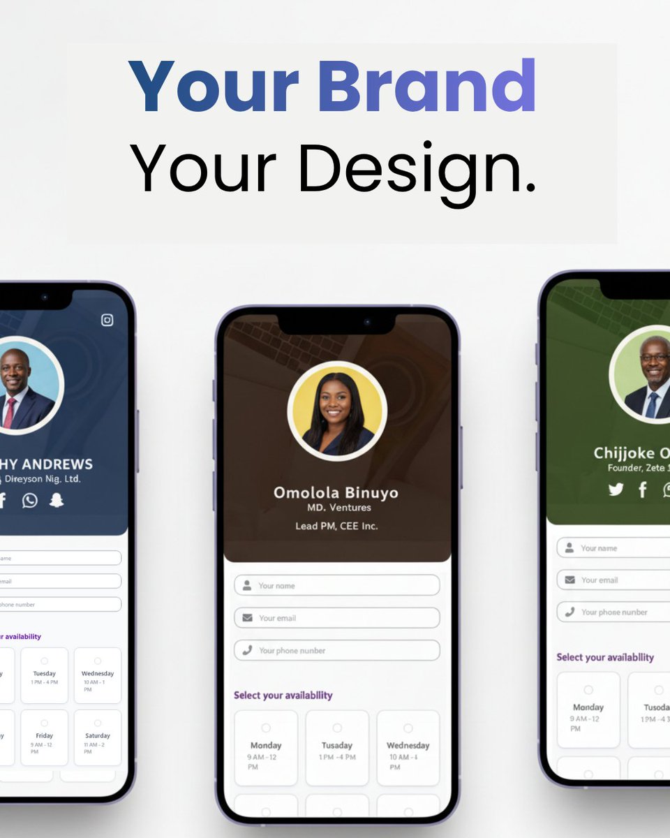 ahjuco's tweet photo. Most business cards look the same. Paper. 👎🏻
But you’re not “most people.”

With AHJU Smart Card , you can:

1) Match your brand – Colours, logos, backgrounds? All yours.

2) Standardize your brand look

Forget boring paper business cards. Get one that actually works. ✅ https://t.co/bjMKkiKZPI