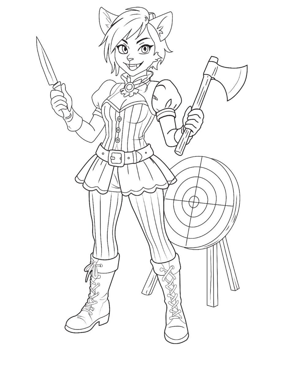 creative_Hue11's tweet image. Finished this commission! Loved bringing this energetic knife &amp;amp; axe thrower to life 🔥🎯
.
.
.
.
#commissionart #artistoninstagram #digitalarts #artcommission #characterdesign #anthroart #ocart #cartoonstyle #nightvibes #fantasyart #Artontwitter #explorepage #commissionsopen