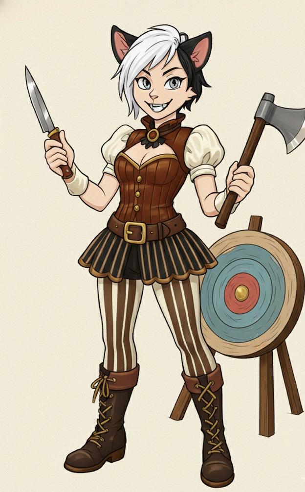 creative_Hue11's tweet image. Finished this commission! Loved bringing this energetic knife &amp;amp; axe thrower to life 🔥🎯
.
.
.
.
#commissionart #artistoninstagram #digitalarts #artcommission #characterdesign #anthroart #ocart #cartoonstyle #nightvibes #fantasyart #Artontwitter #explorepage #commissionsopen