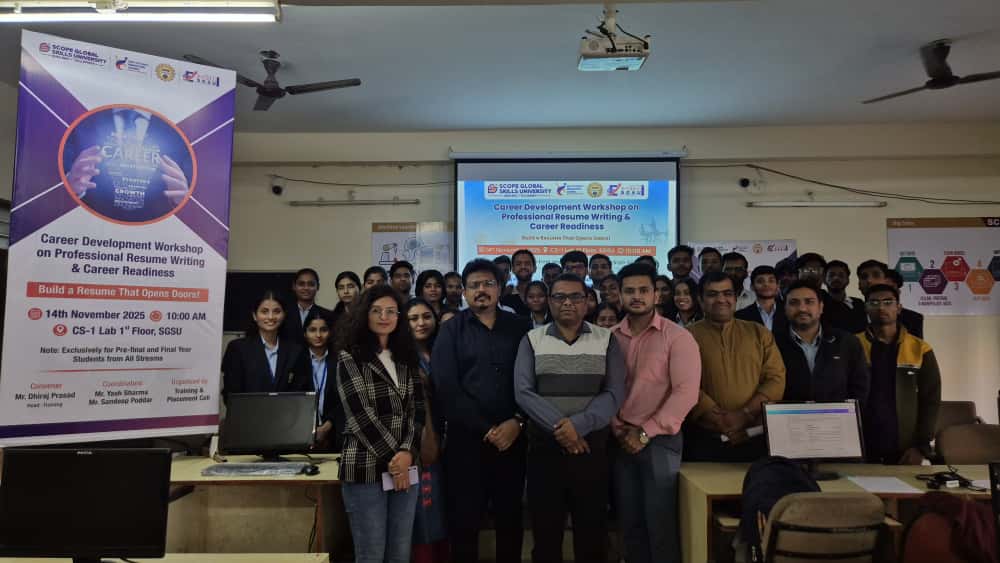 ITDCindia's tweet image. “The skill session of the Training and Placement Cell at Scope Global Skills University was successful.”
itdcindia.com/the-skill-sess…
#ScopeGlobalSkillsUniversity #SkillSession #TrainingAndPlacement #SkillDevelopment #CampusNews #StudentTraining #EducationUpdates