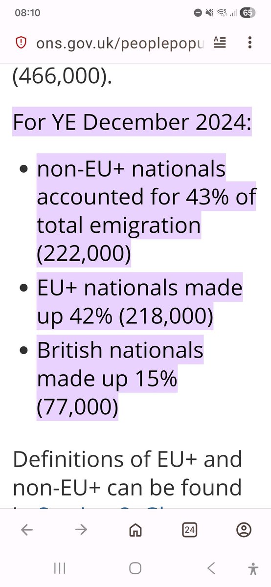 rod_gazzard's tweet photo. @GoodwinMJ ONS figures show 77,000 British nationals emigrated YE December 2024.
Try harder. https://t.co/D0y2XXdmHP