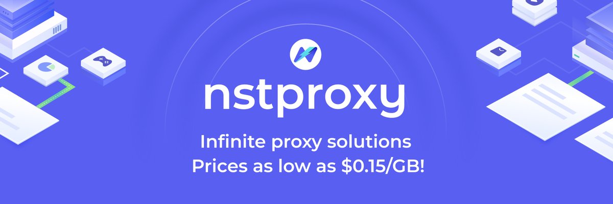 Cop_Supply's tweet image. New Proxy Company Added

👑 Nstproxy
✖️ @nstproxy
✨ cop.supply/nstproxy

🏷️ 10% Off With Code &quot;COPSUPPLY&quot;

🔹 Cheapest Residential Proxies
🔹 Super Fast ISP &amp;amp; Datacenter Proxies