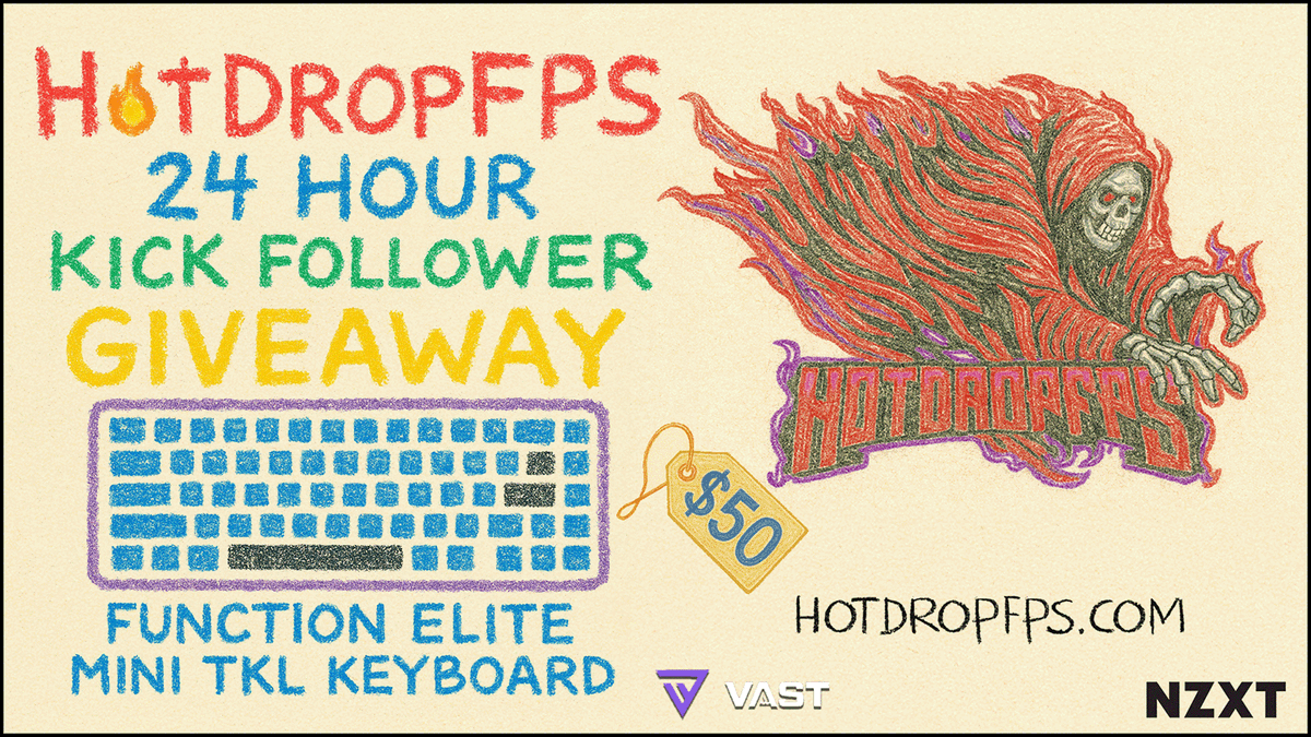 hotdropfps's tweet photo. I’m giving one lucky Kick follower their choice of a Function Elite MiniTKL Keyboard or a $50 gaming gift card (your pick).

Enter: https://t.co/FDQHoZ4Voe
Winner pulled after 24 hours. https://t.co/ioIa93h9Ym