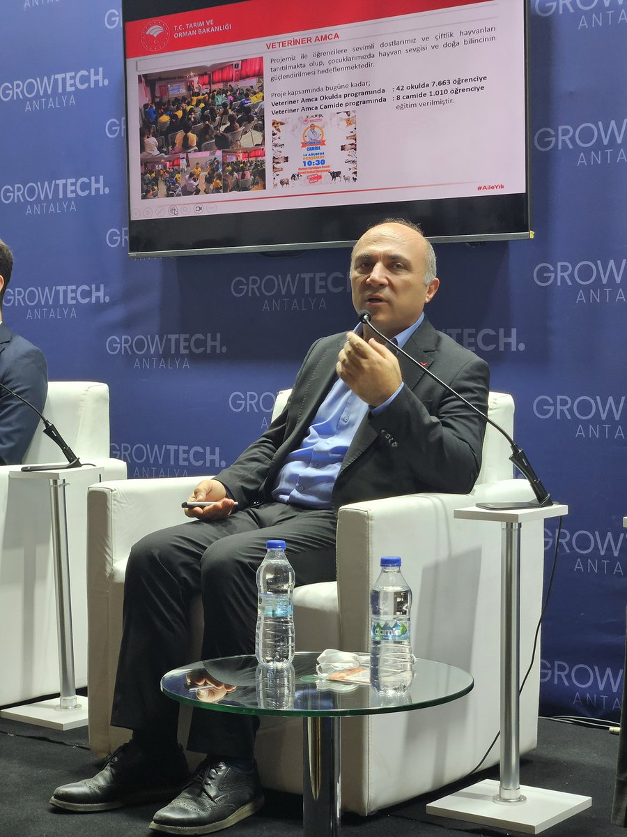 Growtech Antalya’da Koordinasyon ve Tarımsal Veriler Şube Müdürümüz İbrahim Irmak Gençlik ve Tarım Paneli Gençlerin Tarıma Bakışı konusunda katılımcılara bilgiler aktardı. İl Müdürlüğü olarak gençlerimiz ile yapılan çalışmalar hakkında bilgiler verdi.  <a href="/ibrahimyumakli/">İbrahim Yumaklı</a> <a href="/FratErkal/">Fırat Erkal</a>