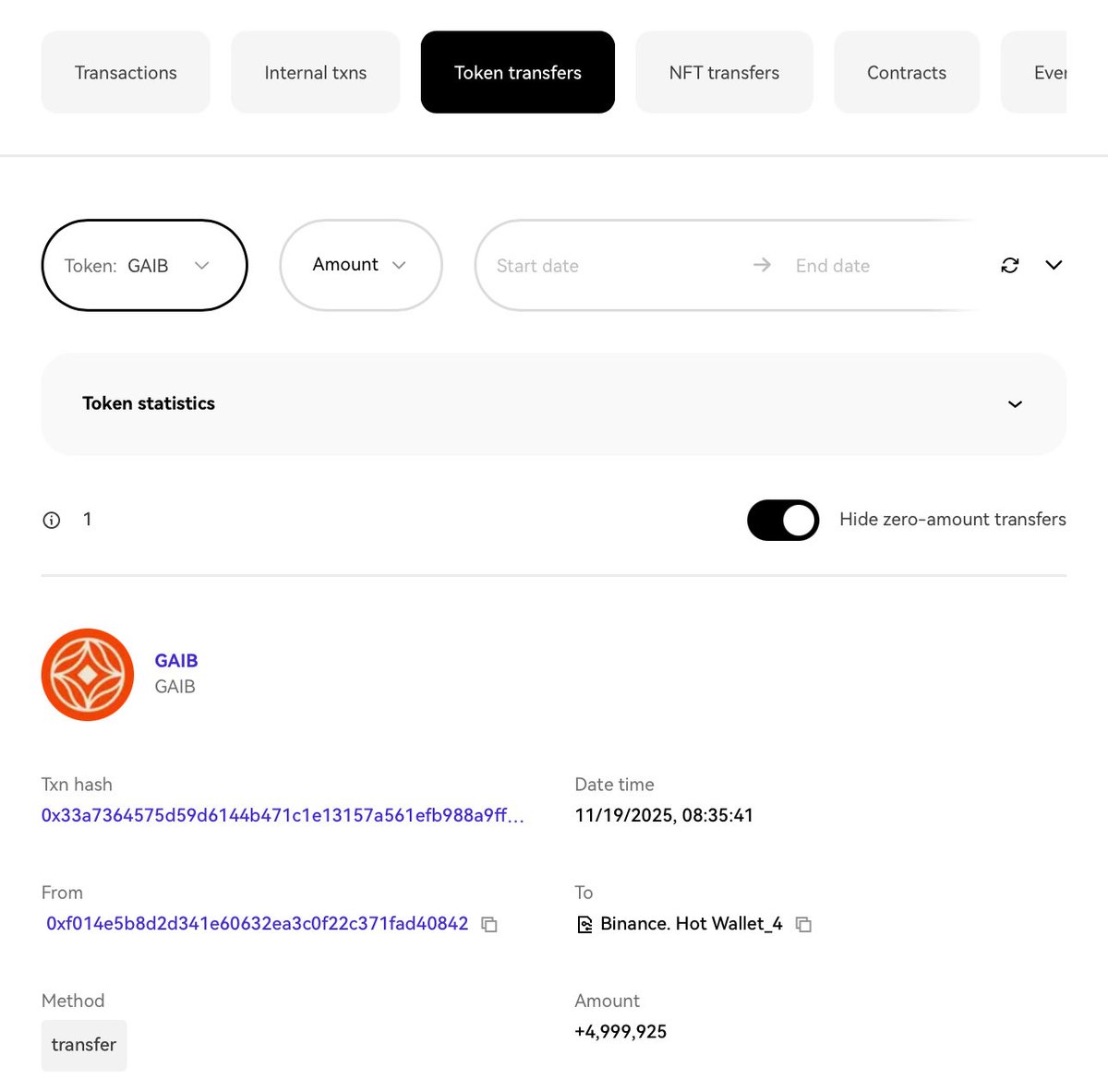 w3b3marshall's tweet image. GAIB (GAIB) Alpha airdrop 
Time: November 19, 2025, at 10:00 (UTC).

To claim: 175 $gaib
Required points: 245
Method: First Come First Serve

Estimated Quota: 28,571

Alpha Airdrop accounts for 29.41% of the total token supply

Note: If the reward pool is not fully distributed,…