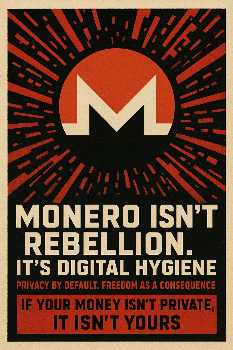 MrCrypPrivacy's tweet image. If your money isn’t private, it isn’t yours!!