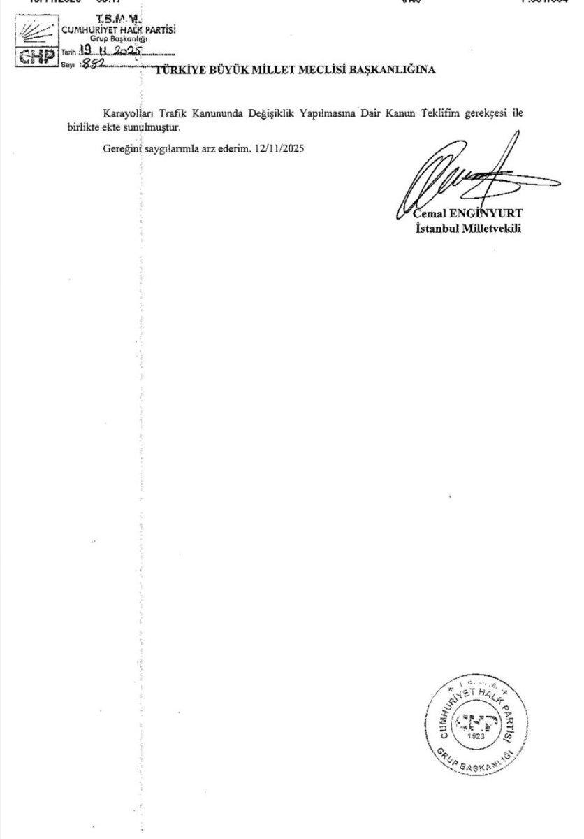 ‼️CHP  MİLLETVEKİLİ CEMAL ENGİNYURT EHLİYET AFFI İÇİN KANUN TEKLİFİ VERDİ

<a href="/cenginyurt52/">Cemal Enginyurt</a> 

“Ehliyet affı niteliğindeki kanun teklifimizi Meclis’e sunduk. Alkol ve uyuşturucu madde etkisiyle ölüme veya yaralamaya sebep olmayan, sahte belgelerle ehliyet almayan ıslah olmuş
