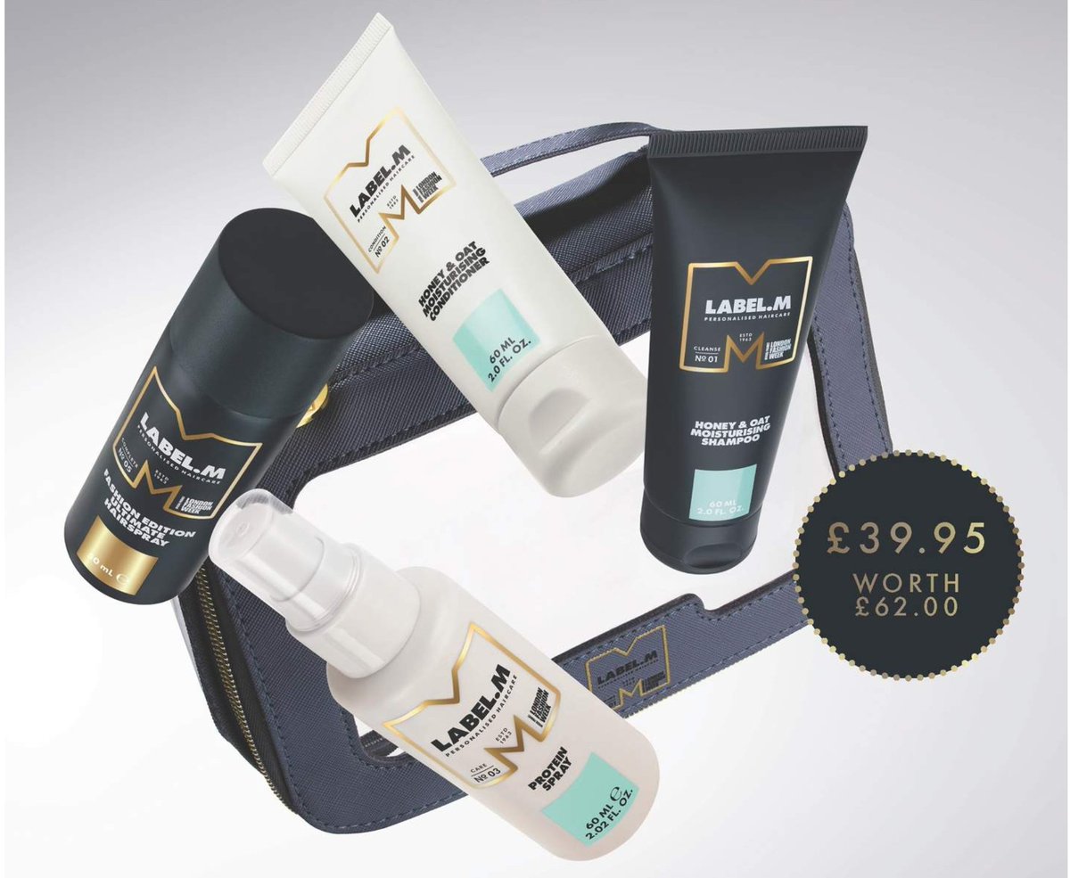 ToniandGuyJsy's tweet image. Our NEW LABEL.M Mini Discovery Set has arrived!

A curated collection of four best-selling mini products, beautifully packed in a luxury travel pouch!
#toniandguyjersey
#labelm