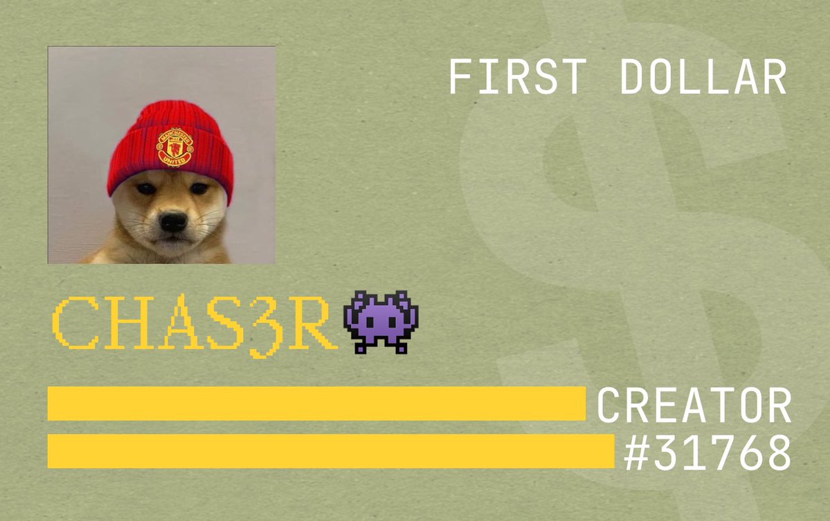 ch8s3r_'s tweet image. I will help you @earnfirstdollar on @base

Want in?

firstdollar.money/?r=t6D0O3

LFG!