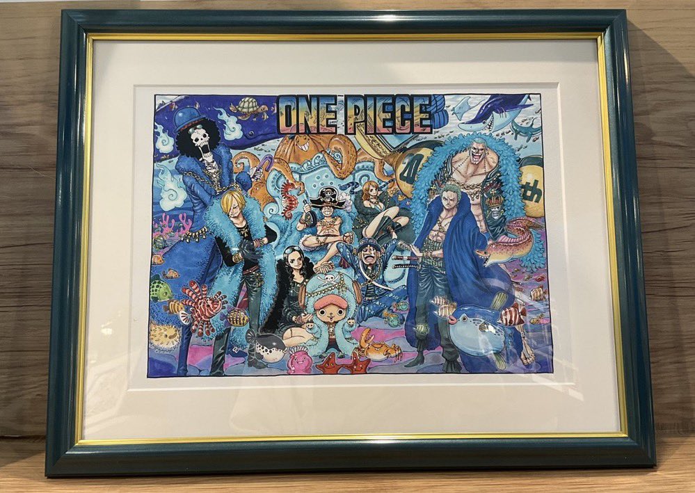 ワンピース 高級複製原画 麦わらストア2周年Ver. おすすめ商品】原画商品 『ONE PIECE』額装高精細複製原画 （週刊少年