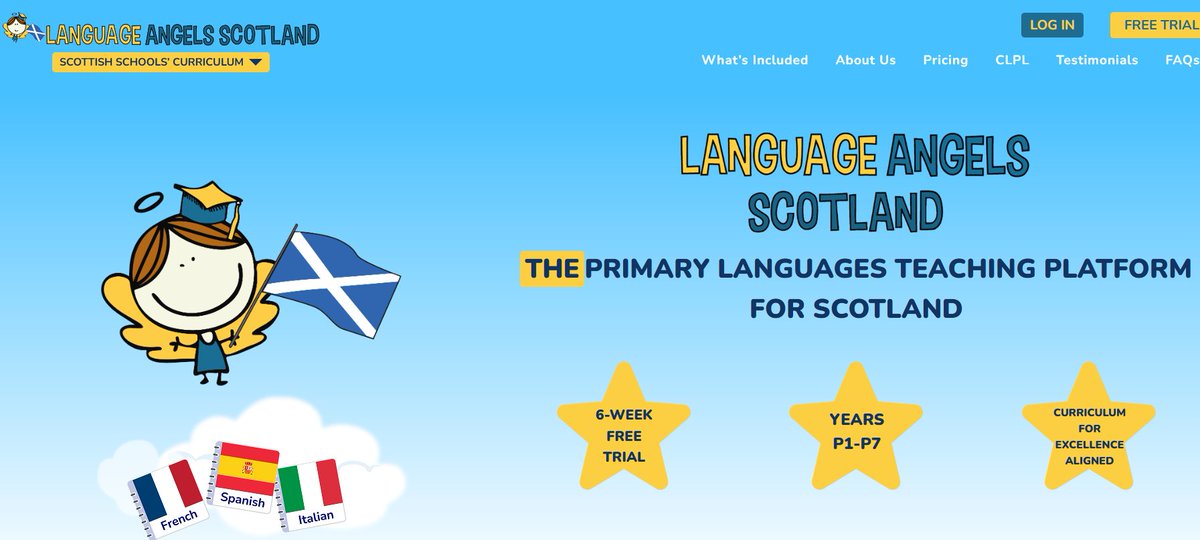 LanguageAngels_'s tweet image. The number of schools using Language Angels Scotland is growing rapidly. FREE no obligation 6 week trial to see first-hand the results we can help achieve in class #languageangels #edutwitter #scotland @SALTLANGS @scottishcilt