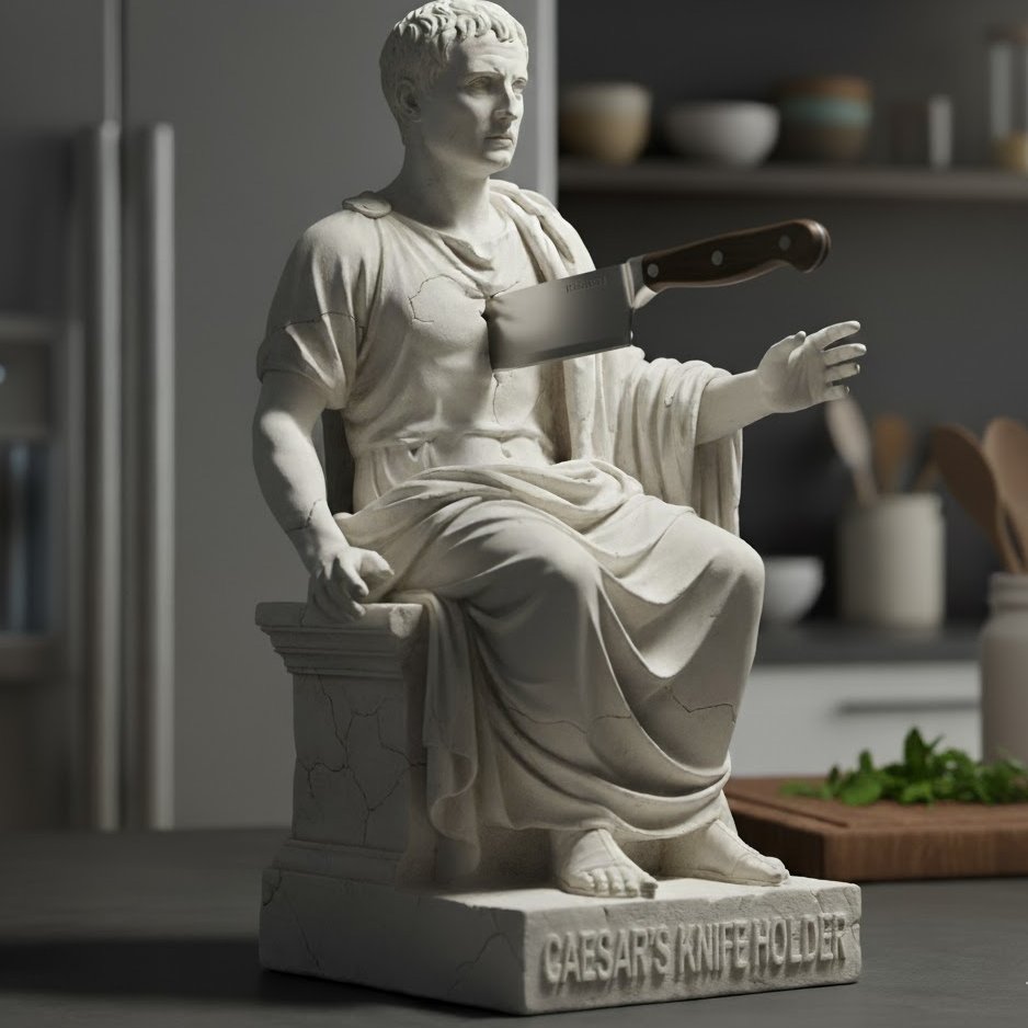 benedictgershom's tweet image. product idea: knife holder (iykyk)