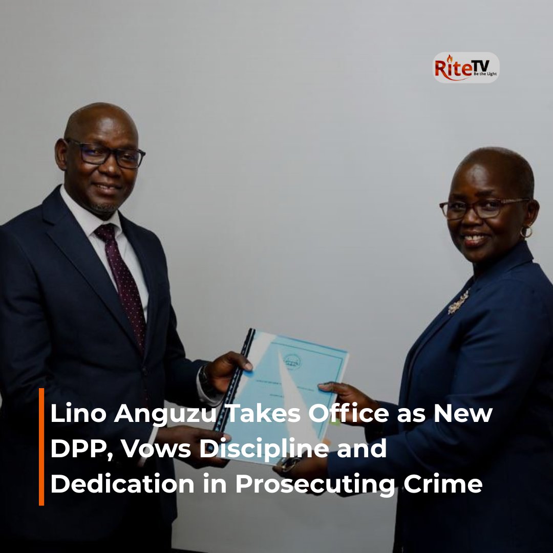 RiteTelevision's tweet image. Lino Anguzu Takes Office as New DPP, Vows Discipline and Dedication in Prosecuting Crime. Read more here... tinyurl.com/57tt2h3p
#DPP
#LinoAnguzu
#RiteTVNewsUpdates
