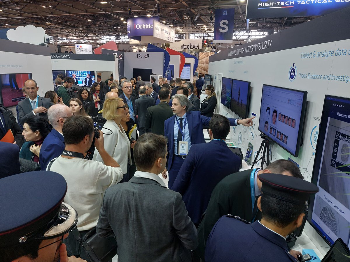 ThalesDigiSec's tweet image. At #Milipol this week we welcomed several delegations to our booth to present how Thales is shaping the future of forensic #biometric identification.

Thank you to everyone who visited us &amp;amp; contributed to engaging discussions on the future of #forensic investigation technologies.
