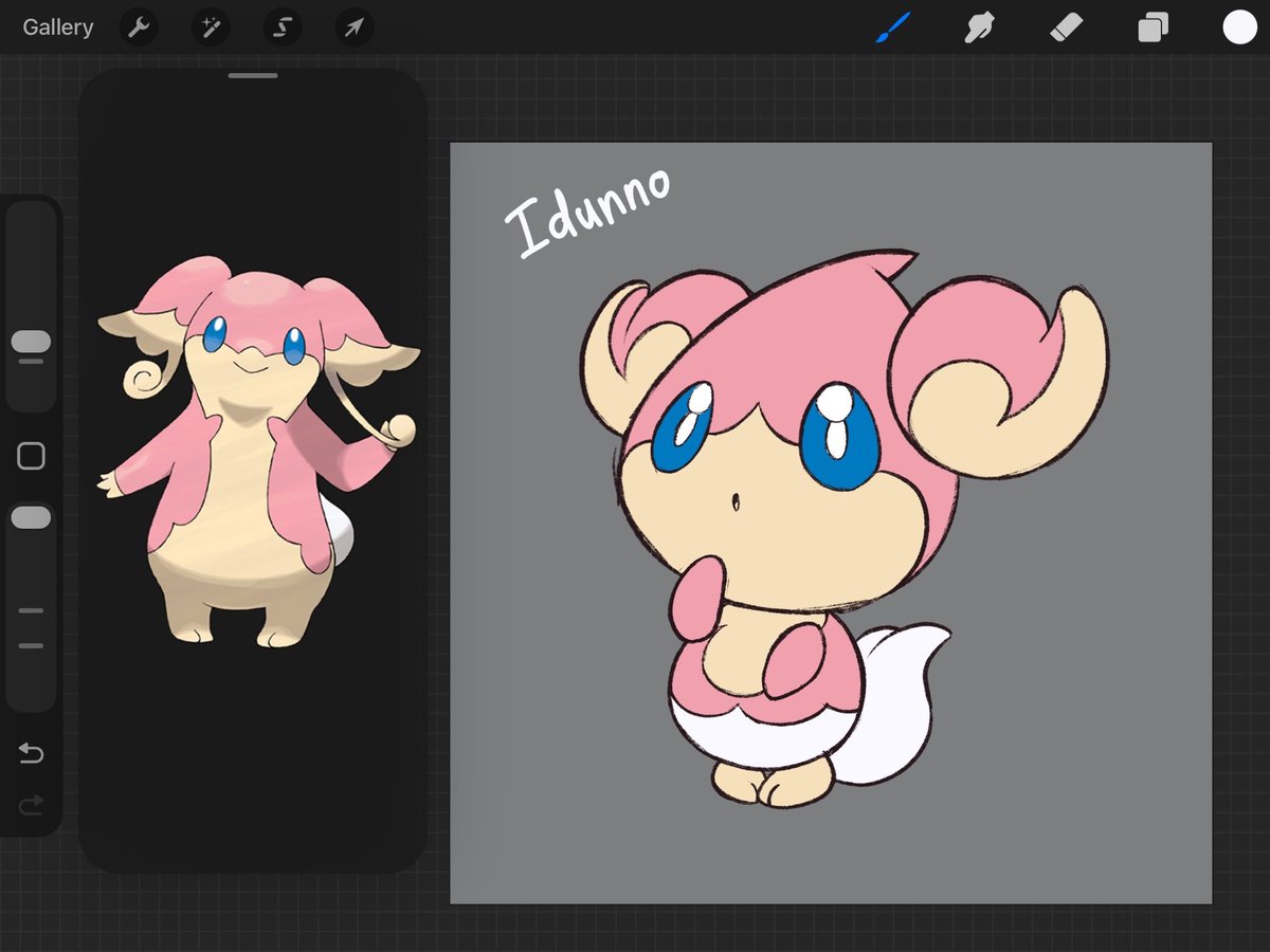 VCreateArt's tweet image. Thinking about Idunno so I drew her🥹🩷