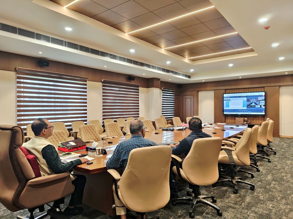 Gauhati University participated in a video conference chaired by Shri Lakshman Prasad Acharya, Hon’ble Governor and Chancellor of Universities, Assam, to review and strengthen Anti-Drug Awareness and Prevention efforts under the Nasha Mukt Bharat Abhiyan.

Prof. Nani Gopal