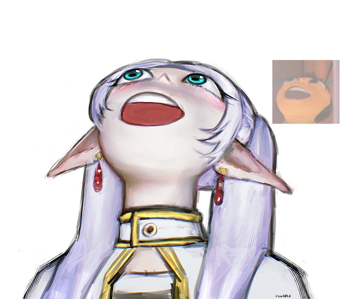 fuwa0ka's tweet photo. I think I used the wrong reference to do this.

#artmoots #フリーレン #frieren https://t.co/hxP2CVM23f