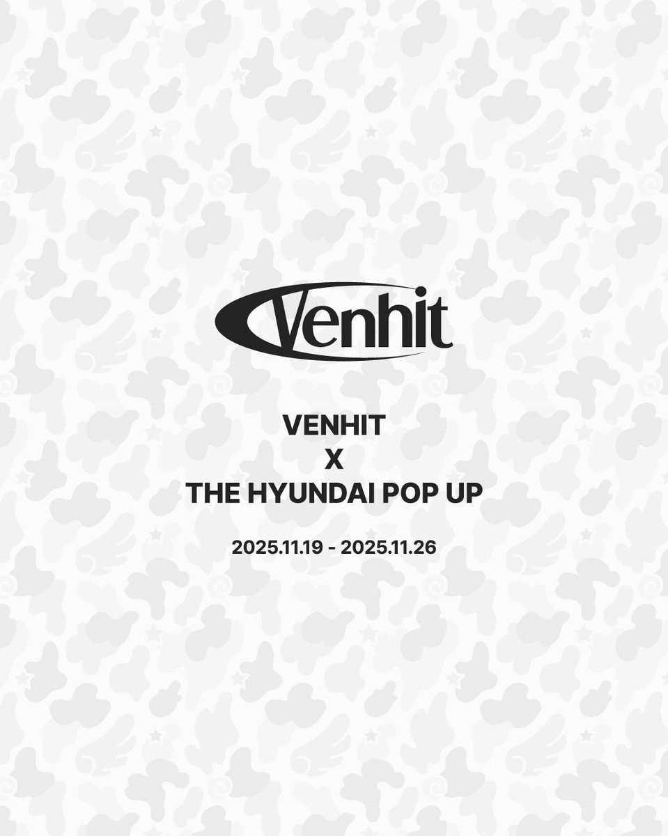 venhit_kr's tweet image. #VENHIT X #THEHYUNDAIPOPUP 
 
벤힛 더현대 팝업 오픈을 기념하여
맘찍 인증 + 리트윗 이벤트를 진행합니다 🖤

▪️ 이벤트 혜택
총 3분께 엔젤 카모 필름 카메라 (택 1) 증정 

▪️ 참여 기간
2025.11.19(수) - 2025.11.26(수) 

▪️ 발표
2025.11.27(목) 

많은 참여 부탁드립니다아 ! 
아자스 ▪️▪️🖤