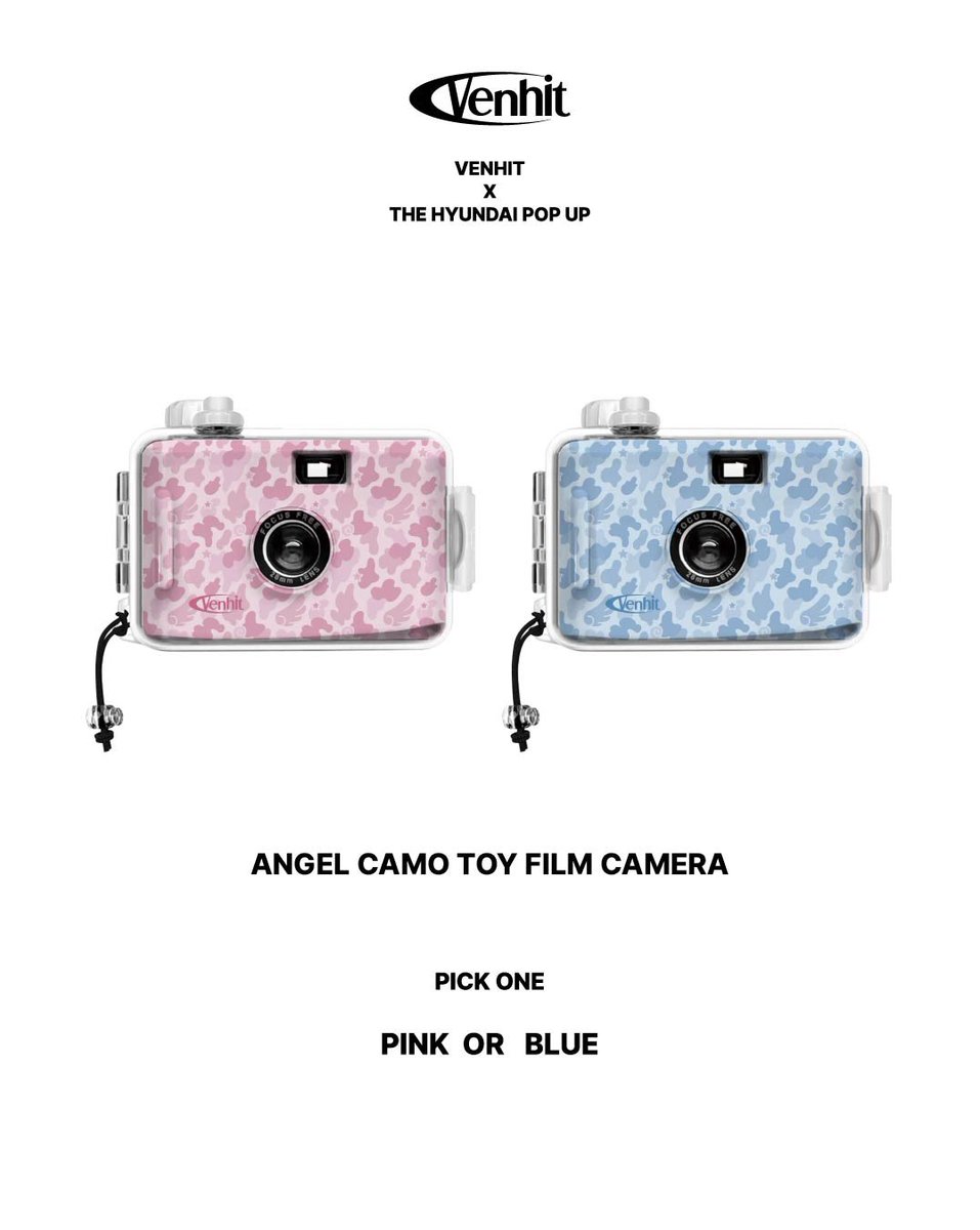 venhit_kr's tweet image. #VENHIT X #THEHYUNDAIPOPUP 
 
벤힛 더현대 팝업 오픈을 기념하여
맘찍 인증 + 리트윗 이벤트를 진행합니다 🖤

▪️ 이벤트 혜택
총 3분께 엔젤 카모 필름 카메라 (택 1) 증정 

▪️ 참여 기간
2025.11.19(수) - 2025.11.26(수) 

▪️ 발표
2025.11.27(목) 

많은 참여 부탁드립니다아 ! 
아자스 ▪️▪️🖤