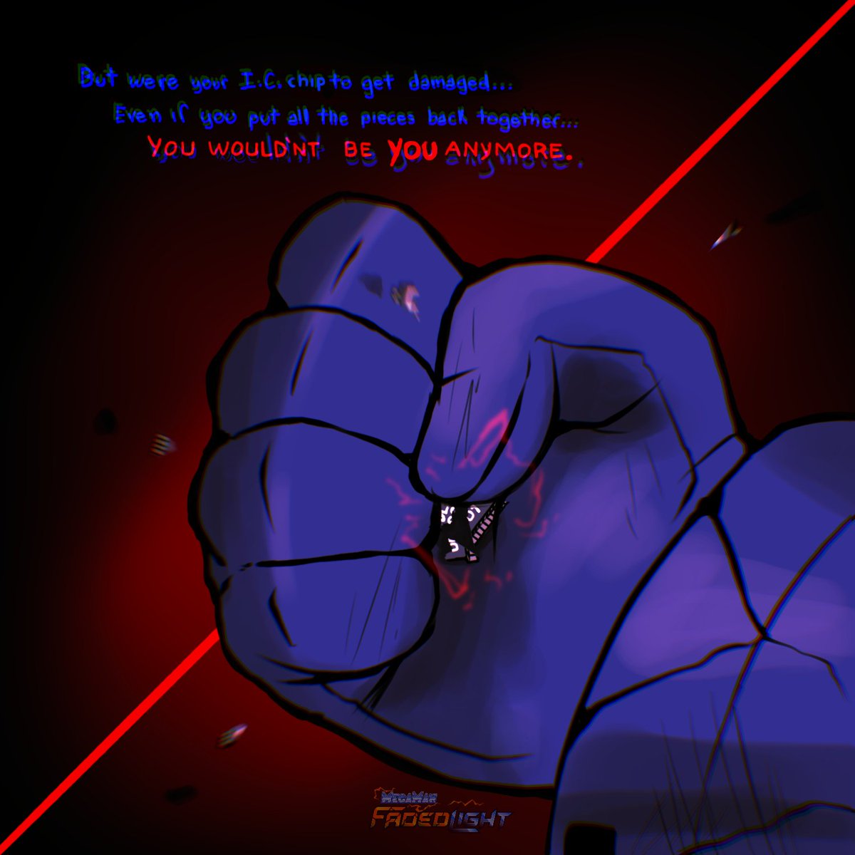 FadedLightAU's tweet image. "Integrated Circuit"
#FadedLight #megaman #roll #protoman #chip