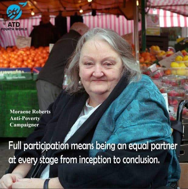 ATDIreland's tweet image. &quot;Full participation means being an equal partner at every stage from inception to conclusion&quot; #EndPoverty
Have a look at our toolkit to support genuine participation:
atdireland.ie/wp/a-toolkit-t…