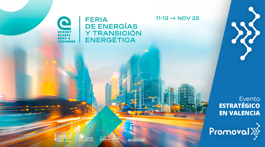 Promoval's tweet photo. La semana pasada 📆 estuvimos en la 🔋 #Feria #EGEC2025, un #evento organizado por @AVAESEN, @EnergiaComVal y la @generalitat, clave para impulsar la transición energética y que convirtió a 📌 #Valencia (@Feria_Valencia) en la 🌍 capital #internacional del sector energético. https://t.co/iUl5tbLywq