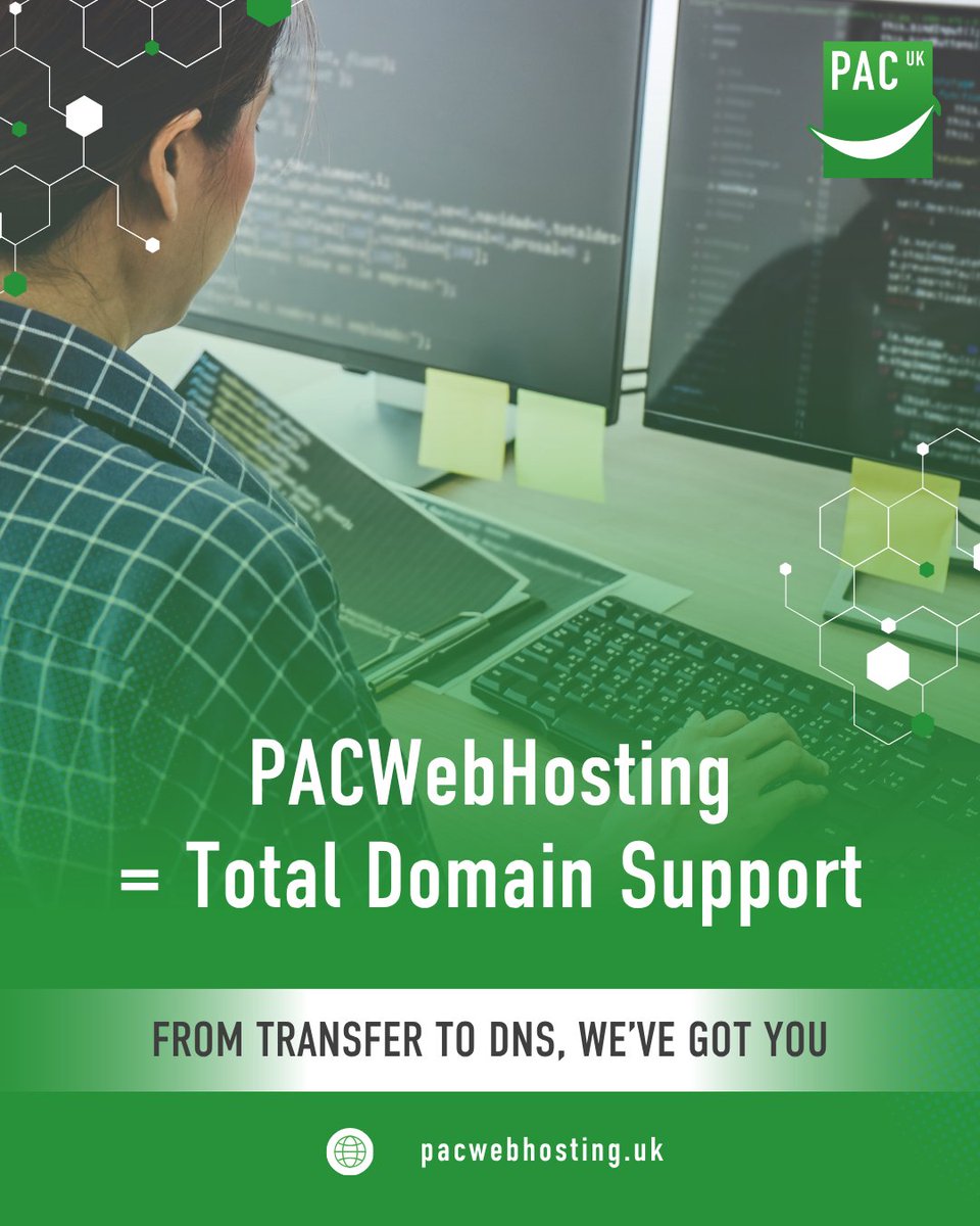 PacWebHosting's tweet image. When you switch your domains to PACWebHosting, you&apos;re not just changing providers, you&apos;re upgrading your entire experience:

🛠 Stress-free transfers
🔗 DNS migration
📞 Real support from real people

Let’s grow your digital footprint, together: pacwebhosting.uk