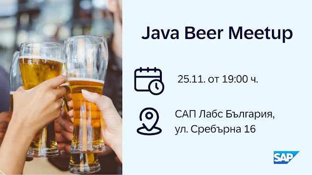 vladopavlov's tweet image. Hoppy reminder to all @bgjug friends: Java Beer at SAP next Tuesday: java.beer/2025/10/novemb…

Registration is not mandatory but will greatly speed up your entrance into the building: slbregister.hana.ondemand.com/#/java-beer