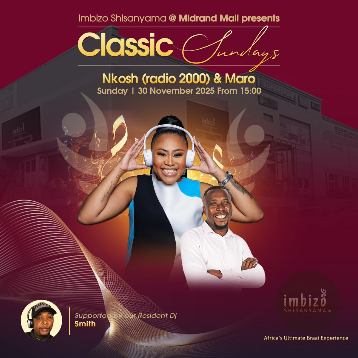 We have prepared for you the special menu of talented DJs on the deck. Come singalong to the beautiful music of #RnB  #soulmusic 

#weekendvibes 
___________________
#ImbizoShisanyama
Africa’s Ultimate Braai Experience!®