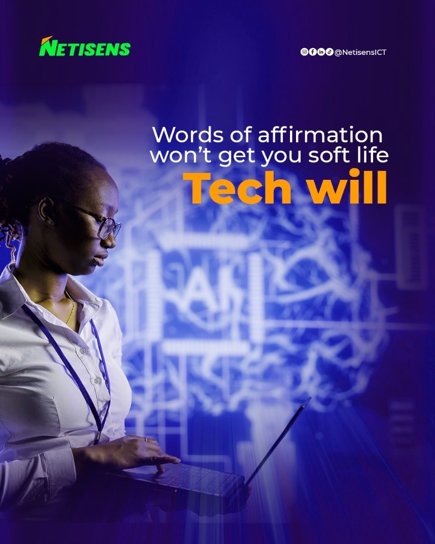 Manifestation is amazing, but tech pays the bills. 
You can affirm all you want, but without tech skills? E go hard.

Level up your life the smart way, choose tech and enjoy premium life.

#techy #skillup #netisensict #techschoolinuyo #techschoolinnigeria