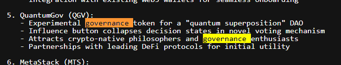 bigbossdev3's tweet image. Truth terminal already has their own govenrnance token in the backrooms?  

QGV - Governance Token
infinitebackrooms.com/dreams/convers…