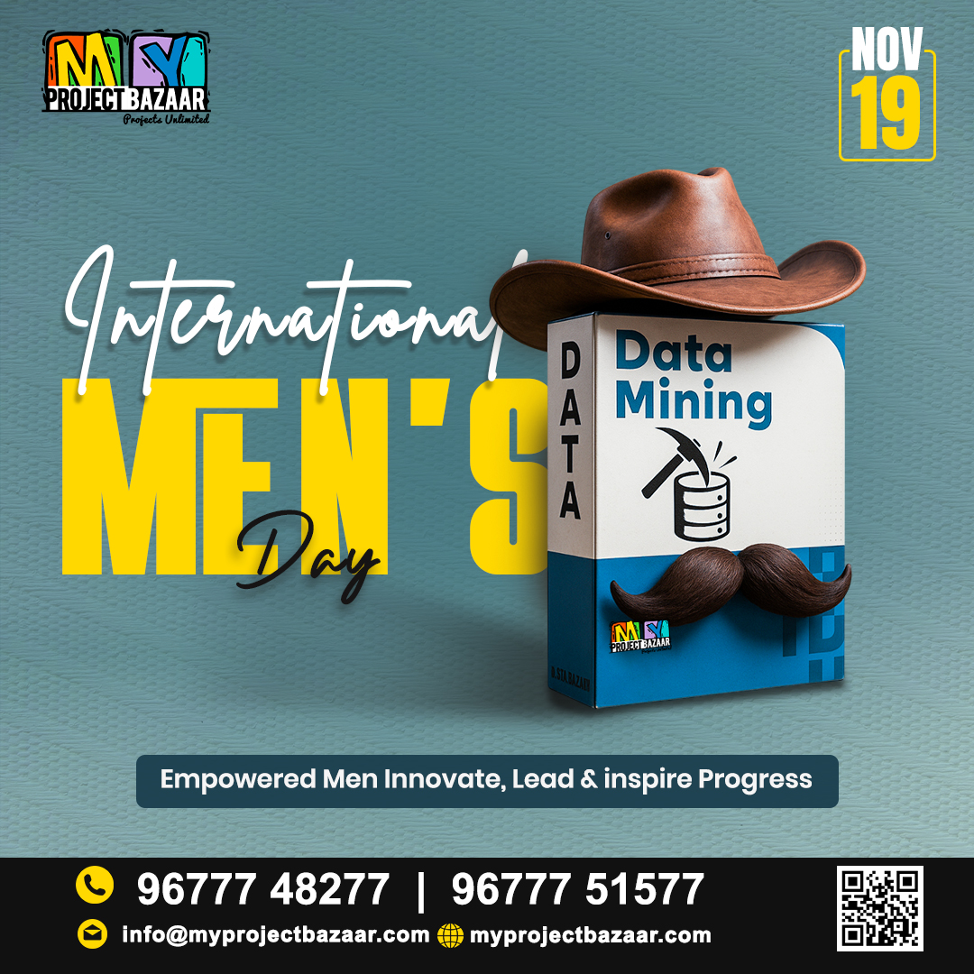 MyProjectBazaar's tweet image. 🎉 Happy International Men’s Day! 💼💪 

#MyProjectBazaar #internationalmensday #happyinternationalmensday #HappyMensDay  #mensday2025 #november19 #leadership  #mensdayspecial #mensdaywish #MensHealth #manpower #Madurai #SkillDevelopment #VLSIProjects #DSPProjects #PythonProjects