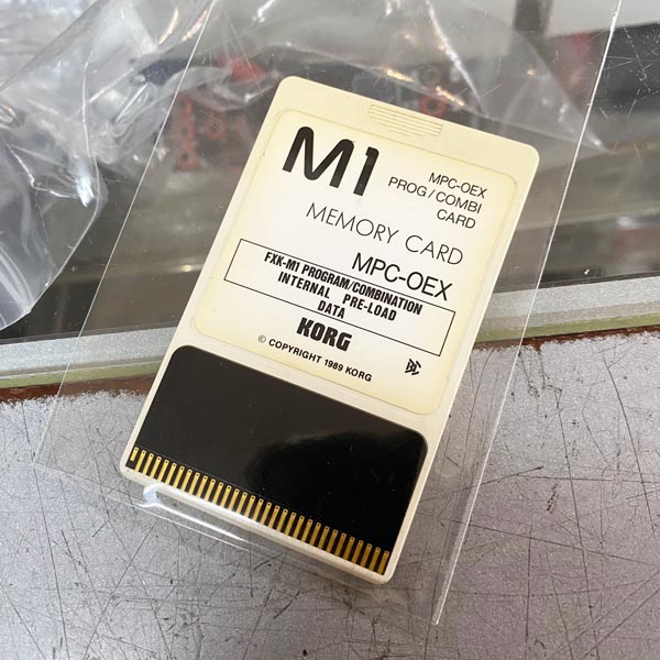 KORG M1/M1R、M1 EX/M1R EX、T1/T2/T3用などで使用可能なメモリー