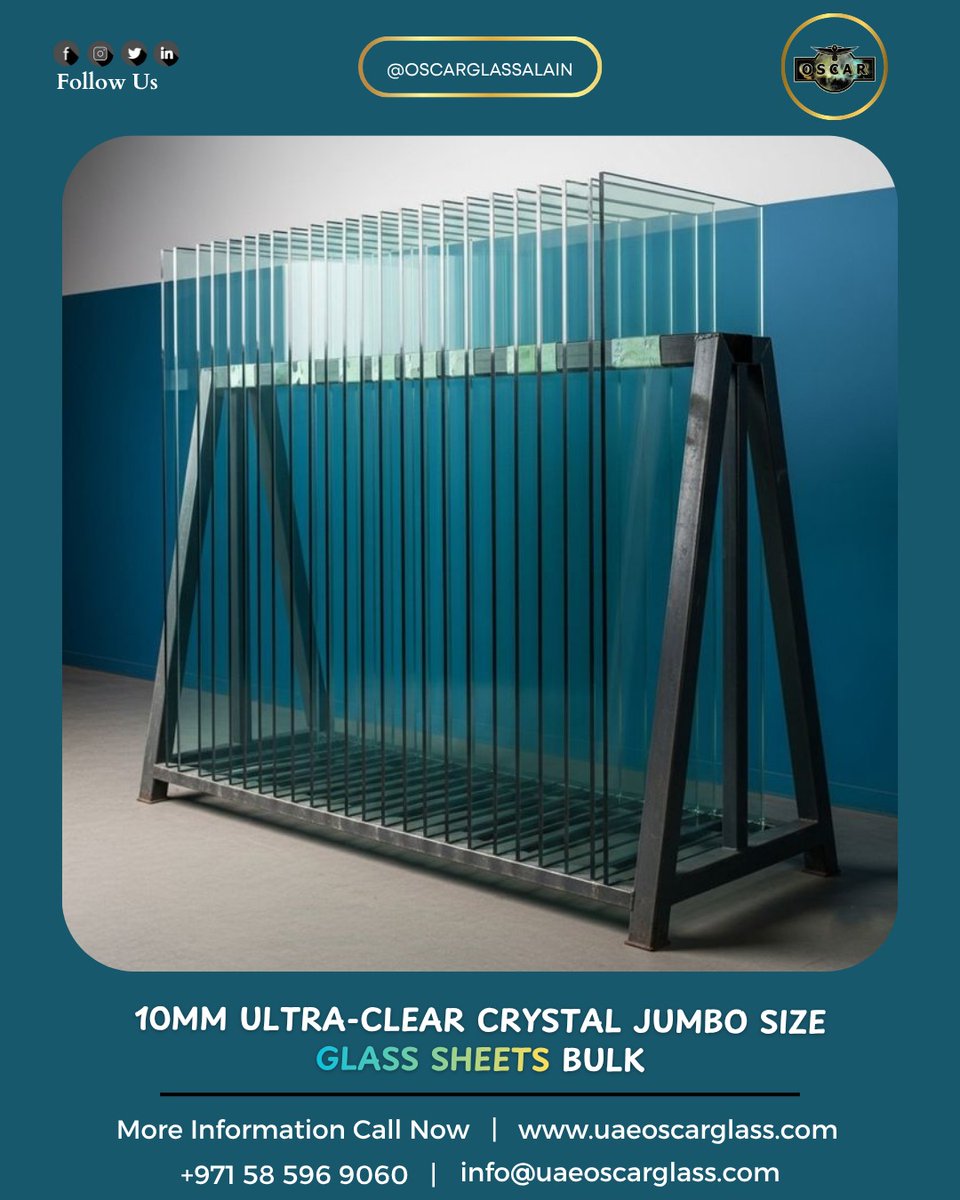 uaeoscarglass's tweet image. Ultra Clear Crystal || High Quality Clear Fload Glass Sheets Dubai - Clear &amp;amp; Durable Solutions! #greyglass #reflective #green #blueglass

Contact Us : 050 22 83 822
Visit Us : uaeoscarglass.com
#oscarglassindubai #mirrordubaishop #kitchencabinetsuae #mirror #glasscompanyuae