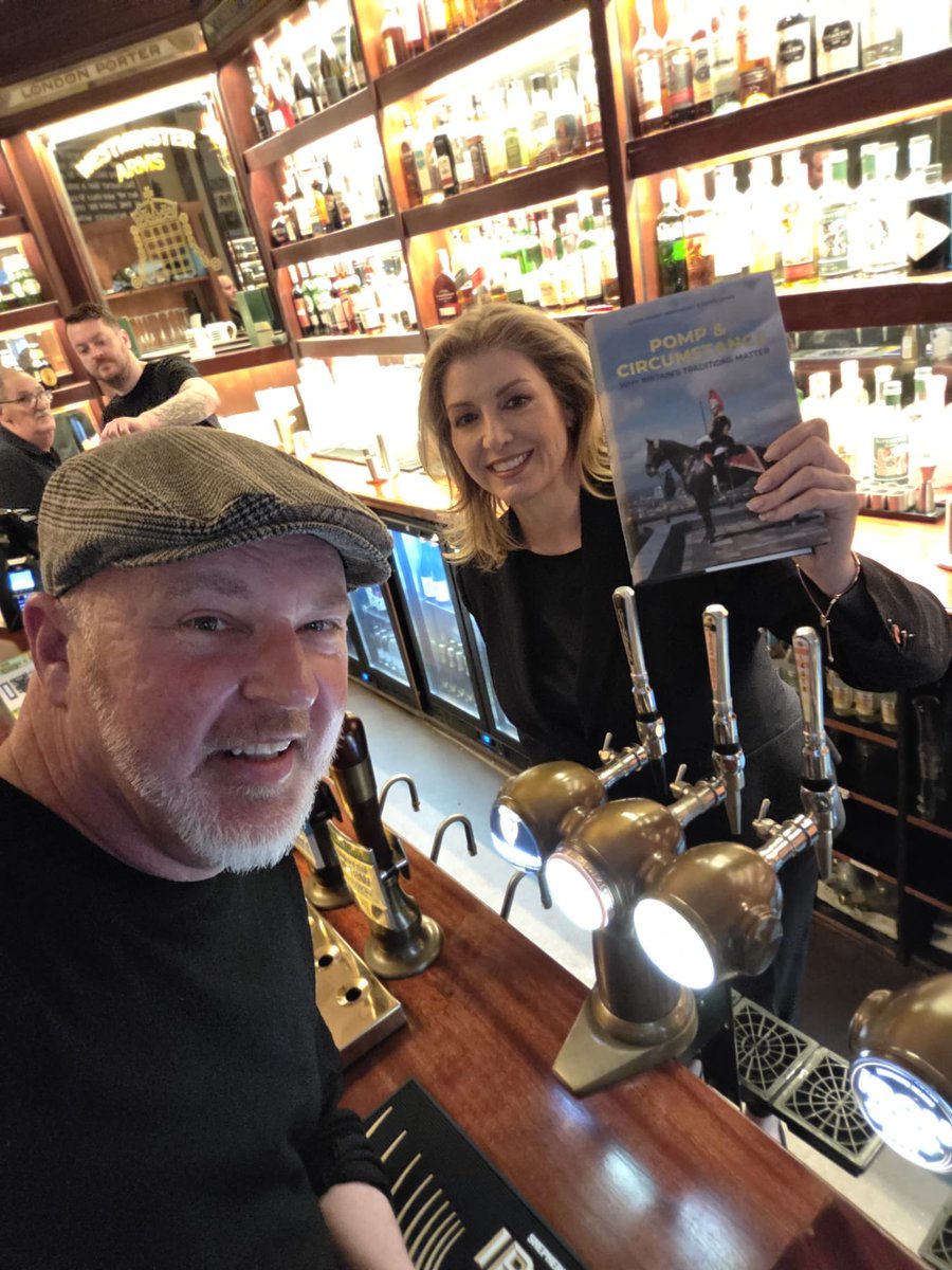 PennyMordaunt's tweet image. The Westminster Arms has a new barmaid. Well, I need the work folks. Keep an eye on the @Daily_Express to find out why I’ve been pulling pints with @rkhigham. Thank you to Jonathan Buckmaster for the pix.