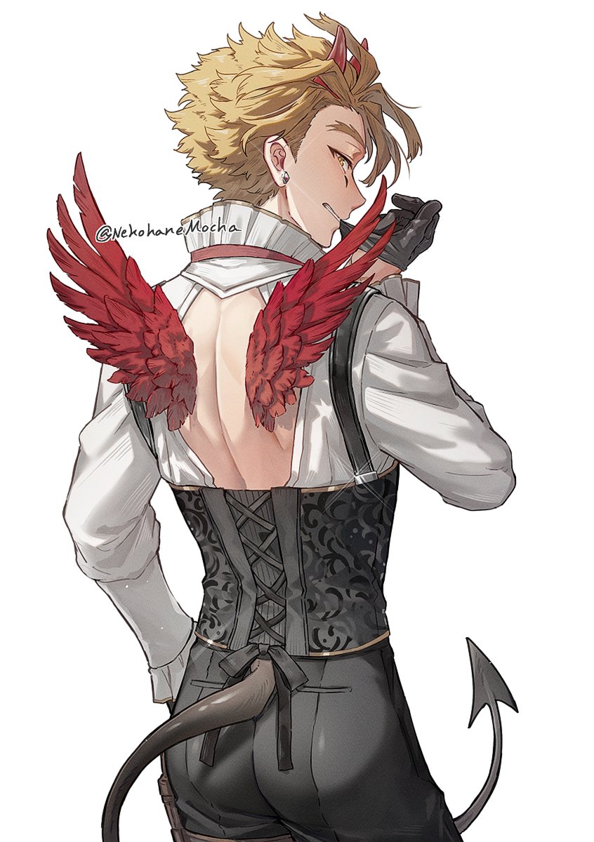 ホークス(ヒロアカ) 「単体」|猫羽モカ️☕のイラスト