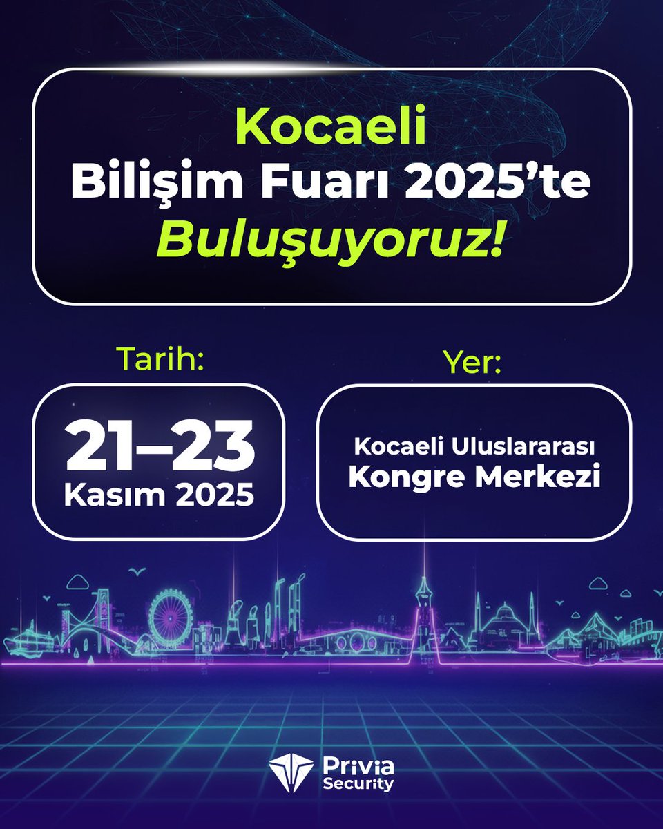 Türkiye'nin teknoloji ve inovasyon platformu Kocaeli Bilişim Fuarı 2025'te sektör liderleriyle buluşuyoruz!

21-23 Kasım 2025 tarihlerinde Kocaeli Uluslararası Kongre Merkezi'nde gerçekleşecek fuarda, CEO'muz Eyüp Çelik <a href="/mindspoof/">Eyüp ÇELİK</a> de konuşmacılar arasında yer alacak.

Siber