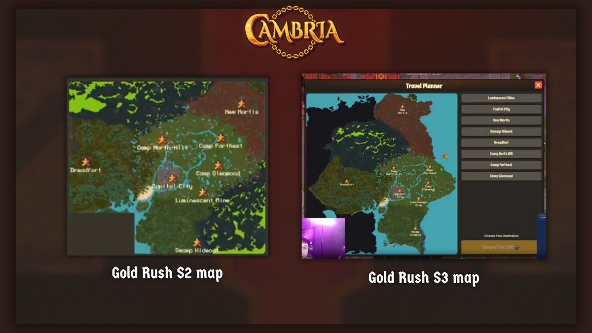 Gmabs everyone

Today, there should be an announcement from <a href="/playcambria/">Cambria</a>  and <a href="/cyberpunk/">BEN.ZZZ</a> 

What is known at this time:
- New large map, at the event from <a href="/YGGPlaySummit/">YGG Play Summit</a> a new map was shown on the stream <a href="/marcell0x/">Marcello 🐧✳️</a> 
- New locations ( more than Tier 5)
- Land will play a huge role