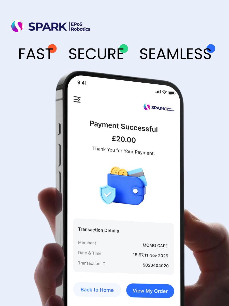 SparkEPOS's tweet image. Streamline your operations with SPARK Mobile Ordering
💳 Faster payments
 🔒 Secure transactions
 🔄 Auto-sync to your EPoS &amp;amp; CRM

#DigitalEPOS #MobileEPOS #EPOS #EPOSForRestaurants #MobileOrdering #SmartOrdering #EPOS #RestaurantSolutions #ScanToOrder #DigitalDining