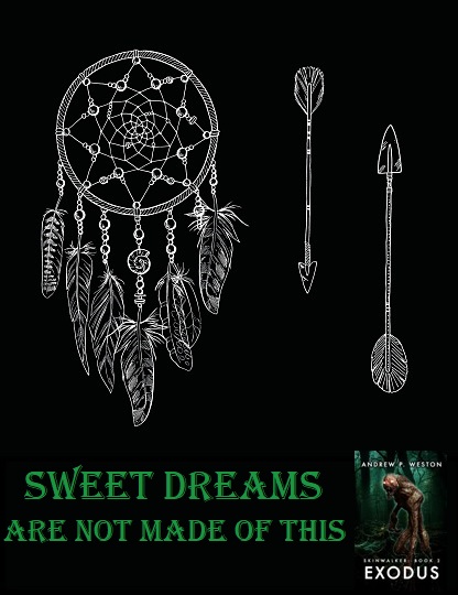 WestonAndrew's tweet image. #Skinwalker 
▲ Exodus 
Sweet dreams are NOT made of this andrewpweston.blogspot.com raventalepublishing.com
#book #readercommunity #recommended #horror #skinwalker #readandreview

a.co/d/78Vt8kr