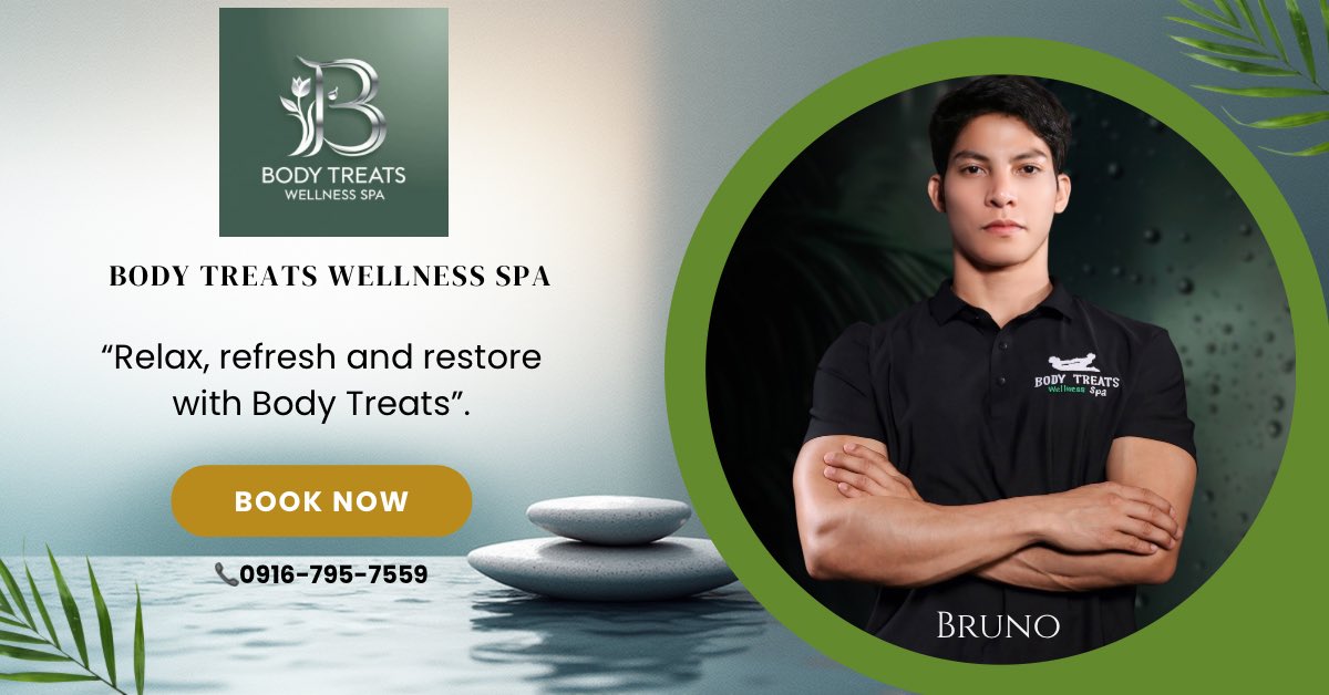 bodytreatsQC's tweet image. Next opening for Bruno: 12 MN. 🌿
Reserve your spot while it’s open.

📞 0916-795-7559
📍 Cortez Bldg, 821 EDSA South Triangle, QC
Walk-in or home/hotel service available.

#BodyTreatsWellness #SpaVibes #BookNow